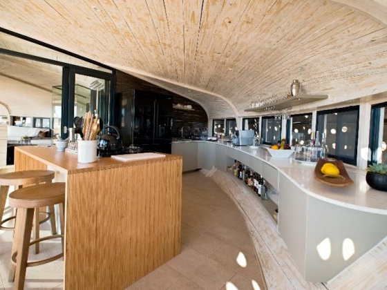 Stylish kitchen featuring sleek cabinetry and an inviting atmosphere.